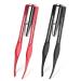 2 Pieces Tweezers with LED Light Hair Removal Lighted Tweezers Makeup Tweezers with Light Tools for Men Women Precision Eyebrow Eyelash Hair Removal Tweezers Stainless Steel Tweezers (Black  Red)