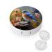 Contact Lens Case Eastern Bluebird Portable Travel Contact Lens Box Contact Lens Storage Box