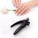 Adjustable Acrylic Nail Clipper Set - Stainless Steel Nail Trimmer & Tip Cutter for False Nail Art Manicure (Black) - Buy Online on GoSupps.com