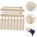 Minkissy 400 STK Waxed Wooden Rods - Hair Removal Spatula & Make-Up Applicator | Premium Wax Accessories for Face & Body - Buy Online on GoSupps.com