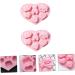 Alipis Chocolate DIY Mold 2pcs Cake Silicone Mold Silicone Molds Chocolate Cake Mold Baking Supply Donut Dog Biscuits 3D 20.7x15.2cm Pink - Buy Online on GoSupps.com