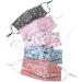 5/8PCS Women Cute Face_Protection_Mask Adult Girls Floral Print Design Adjustable Earloops Cotton Washable Skin Care 5pcs-a - Buy Online on GoSupps.com