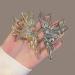 Gold Rhinestone Crab Hair Clip for Women - Elegant Hair Accessory for Thin/Thick Hair - 1Pcs - Buy Online on GoSupps.com