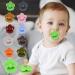 HAOLEI Baby Pacifier for 6-18 Months - Soft Silicone Bling Newborn Pacifier - Orange - International Shipping Available - Buy Online on GoSupps.com