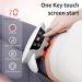 Rkxkj Abdominal Massage Device - Smart Touchscreen 3 Strength Levels Bian Stone Red Light Hot Compress for Abdominal Muscle Relief - International Shipping - Buy Online on GoSupps.com