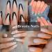 Ruluti Almond Shape Nail Cutter Kit | Easy French Smile Cut & V-Line Tips - 9 Sizes for Perfect Manicure - Buy Online on GoSupps.com