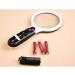 1 Pack Magnifier 3 LED Light 10X 30x Handheld Magnifier Reading Magnifier Lens Jewel Magnifier 3 AAA Battery (excluding Tax) Lightweight and Portable Made in China - Buy Online on GoSupps.com