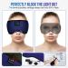 Dolida Sleep Mask with Headphones | Breathable Eye Cover for Side Sleepers | Built-in Comfortable HD Speakers | Travel Blindfold Mask in Blue - Buy Online on GoSupps.com