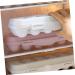 Holibanna 2pcs Anti-Collision Damage Chicken Refrigerator Egg Holder Tray Fridge Egg Container Devil re-usable Pink 30X11X6.5CM - Buy Online on GoSupps.com