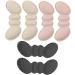 Gatuida 6 Pairs Heel Cushion Pads - Pink & Black High Heel Protectors Shoe Grips & Half Size Foot Stickers for Comfort & Support - Buy Online on GoSupps.com