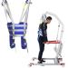 Patient Lifting Sling Walking Standing Aids Full Body Transfer Belt Strap Walking Training Lift Sling for Thigh Hip Waist Lumbar Back Supports Leg Exercise Not Included Large