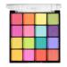 CARL 16color eyeshadow palette matte and shimmer textures well pigmented color bomb eye shadow red green blue purple