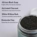 Elsa's Organic Skin Foods - Armpit Detox Mask - Activated Charcoal & African Black Soap - Clears Clogged Pores - Hydration & Moisture Boosting - Antipigmentation - Buy Online on GoSupps.com
