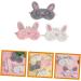 Bunny Eye Mask Set - 3pcs Plush Rabbit Ear Sleeping Eye Patches - Buy Online on GoSupps.com