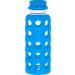 Glass Bottle with Flat Cap and Silicone Sleeve Ocean Lifefactory 9 oz Bottle