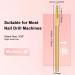 CGBE Nail Miller Attachments - Wolframcarbid Bits for Nail Care | 3/32 Inch Cone Shape Milling Cutter for Dead Skin & Rhinestones - Buy Online on GoSupps.com