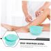 Beavorty Silicone Waxing Pot for Legs - Eco-Friendly Beauty Shell Mini Makeup Accessory Wooden Bowl for Skincare - 1 Pack (Green) - Buy Online on GoSupps.com