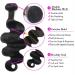 9A Brazilian Virgin Body Wave Human Hair Bundles - 16 18 20 Inch - Natural Color - Buy Online on GoSupps.com