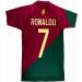 Msteco Portugal Soccer Legend #7 Kids Jersey/Shorts | Unisex Youth Sizes 7-8 Years - Buy Online on GoSupps.com
