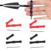 Arch tendant finger sauces finger-protecting sheet Bowstring finger protection archery finger protection silicone shoot hunt strings protection fingers protection for recurve-arch protection tools 4 set