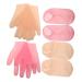1ensemble Lot De Masques Exfoliants Silicone Pour Mains Chaussettes Hydratantes Spa Et Nourrissants Soin Complet Peau Mains De Chaussettes