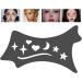 Eyeliners Stencils Wing Tips - Flexible Eyeliners Stencils - Precision Beveled Design Eye Liners Reusable Cleaning Cloths for Women Black - Buy Online on GoSupps.com