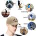 Buy BayNetin Classic Cotton Baseball Cap - Embroidered Smile Design Adjustable Sun Protection for Men - Sporty Kahaki Hat - Buy Online on GoSupps.com