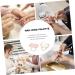 Palettes Annulaires Nail Art 2 Pi ces Taille Standard Motifs Coquillage Marbre pour Manucure Professionnelle Usage Salon Beaut  - Buy Online on GoSupps.com