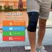 Zensah Elite Knee Compression Sleeve - Patella Gel Pad for Knee Support & Pain Relief | Running Sports & Gym | Black Small - Buy Online on GoSupps.com