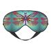Cute Dragonfly Pattern Print Unisex Sleeping Eye Mask Soft Comfortable Light-Blocking Eye Mask