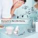 Baugger Shaving Set for Men | Wet Shaving Brush Holder Stand Soap Dish & Mug | Premium Hair & Beard Brush - International Shipping Available - Buy Online on GoSupps.com
