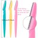60-Piece Eyebrow Razor Set for Women & Men - Facial Hair Trimmer in Green Pink & Yellow | Precision Cover for Easy Shaping - Buy Online on GoSupps.com