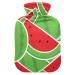 Hot Water Bottles with Cover Cartoon Watermelon Slice Hot Water Bag for Pain Relief Period Cramps Hand Feet Warmer 2 Liter