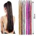 12 Colors Hair Tinsel Strands Hair Tinsel Extensions for Women Girls Party Cosplay Hair Accessories for Girls. - Buy Online on GoSupps.com