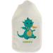 Personalized Hot Water Bottle with Custom Cover | Cozy 800ml Heat Bottle for Kids & Adults - Perfect Gift Idea (Dragon Design) - Buy Online on GoSupps.com