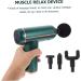 Imikeya Deep Tissue Fascia Gun Massage Device - Portable Percussion Massager for Muscle Treatment - Green 14x14x4.3cm - Buy Online on GoSupps.com