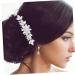 Mikinona Bangs Comb Bride Hair Accessories Wedding Bridal Hair Combs for Wedding Pearl Headpiece Floral Hair Accessories Wedding Hair Comb Hair Flower Accessories Bride Headdress Rhinestone - Buy Online on GoSupps.com