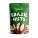 Dry Roasted Brazil Nuts with Himalayan Salt, 8 Ounces  Oven Roasted, Lightly Salted, No Oil Added, Whole. Vegan, Kosher, Bulk. High in Protein and Selenium. Keto-Friendly Snack 8 Ounce (Pack of 1)