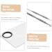 Healeved Cosmetic Mixing Plate Set - Makeup Palette & Foundation Blending Tray for Manicures - Metal Mixing Tool (14.9x10x0.3cm) - International Shipping Available - Buy Online on GoSupps.com