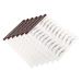 DRESSOOS 6pcs Eyebrow Stickers Brown Sticker False Eyebrows Stickers Brown Eyebrow Tattoos Hair Soy Ink 6X1X0.1CM Brown