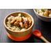 Babi Baby Toddler Large Bowl & Spoon Set - Natural Bamboo with Silicone Suction Ring (Green) - Buy Online on GoSupps.com
