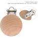 Charming Beech Wood Baby Pacifier Clips - Set of 5 - Cute & Durable Holders (3 cm) - Buy Online on GoSupps.com