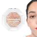 5 Diamond Glitter Eyeshadow | Easy Smudge Glitter Shimmer Glitter High Pigment Longwear Single Mild Texture Eye Makeup for Day & 5 Pcs 105# Colorful World