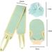 Set of 3 ZONADAH Bath Towel Bath Towel Set Bath Gloves Cleaning Kits Exfoliating Back Scrubber for Shower Shower for Women and Men Shower - Buy Online on GoSupps.com