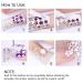 144 Pieces Holographic Nail Vinyl Stencils Sticker Set - 72 Designs, 24 Sheets - Reusable Nail Art Decals for French Tip and Fringe Guides - Buy Online on GoSupps.com