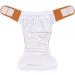 Adult Pocket Nappy Reusable Cloth Diaper - Brown | Elderly Incontinence Care Underwear - Buy Online on GoSupps.com