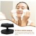 PLAFOPE Face Brush Silicone Face Scrubber Facial Wash Brush Silicone Facial Scrubber Face Exfoliator Facial Cleansing Brush Scrubber Facial Cleansing Brush for Blackhead Face Washer Brush 6.50X6.50X4.00CM Black - Buy Online on GoSupps.com