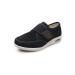 ZUMEIJIA Men's Diabetic Elderly Shoes Large Size Plus Fertilizer Widening Shoes Adjustable Foot Swelling Shoes Non-Slip Double Insole Air Cushion Bottom Walking Shoes 7.5-8 X-Wide Black