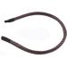  Mytoptrendz Braided Faux-Leather Headband All-Over Plaited Design Narrow Alices Hair Band Girls Women Trendy Hair Accessorie ((Dark Brown) - Buy Online on GoSupps.com