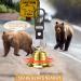NedFoss 2Pack Loud Bear Bell with Whistle Set - 3 in 1 Hiking Gear with Solid Brass Bear Bells, Silencer, Emergency Whistle, and Carabiner - Buy Online on GoSupps.com